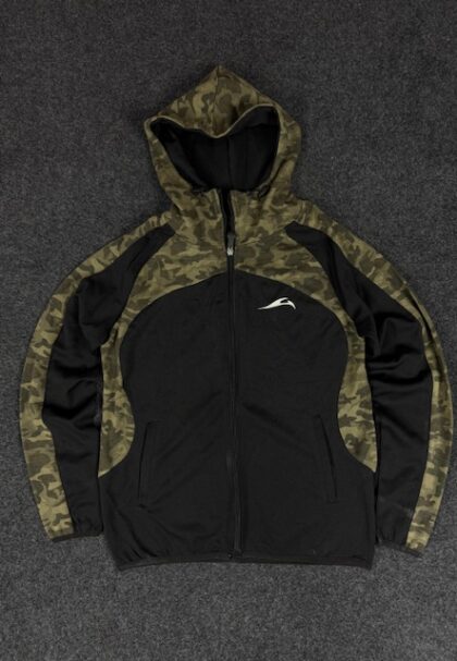 Retro sportswear track jacket