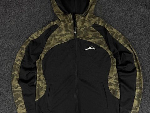 Retro sportswear track jacket