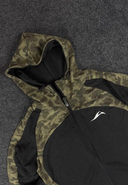 Retro sportswear track jacket