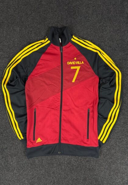 Adidas david villa Thrifted Track Jacket