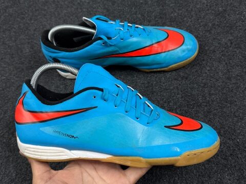 Nike Hypervenom Phade FG Soccer Cleats Shoes , Blue UK8