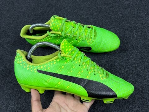 Football Boots Puma Evo Power 3 FG  Green UK10.5