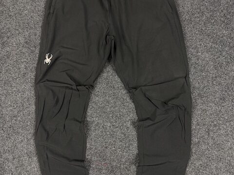 SPYDER PARACHUTE TRACK PANTS - MEDIUM