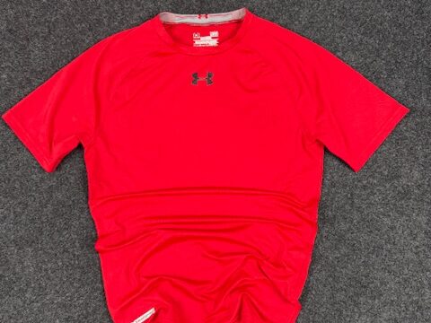 UNDER ARMOUR HEATGEAR RED COMPRESSION - LARGE