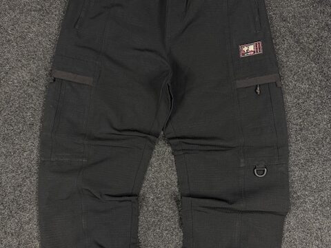 LI-NING BLACK CARGO PANTS - LARGE