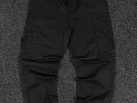 Needism Black Cargo Pants - MEDIUM