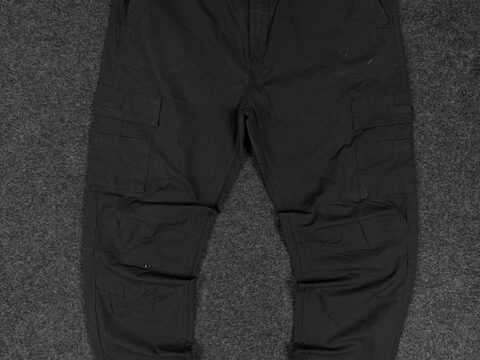ZARA BLACK CARGO PANTS - LARGE