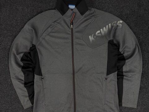 K•SWISS ACTIVEWEAR TRACK JACKET - LARGE