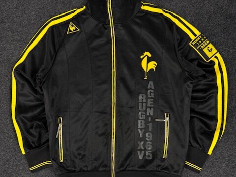 LE COQ SPORTIF VINTAGE TRACK JACKET - LARGE