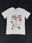 Stüssy Stussy World Tour Flags Tee Cotton T-SHIRT