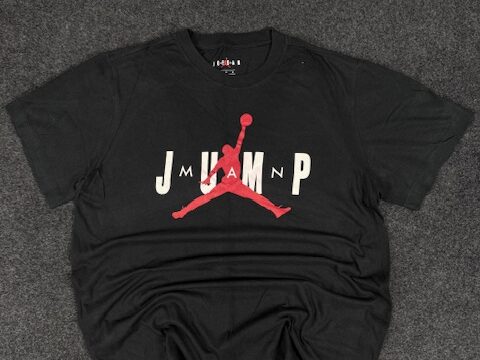 AIR JORDAN JUMP COTTON T-SHIRT   - LARGE