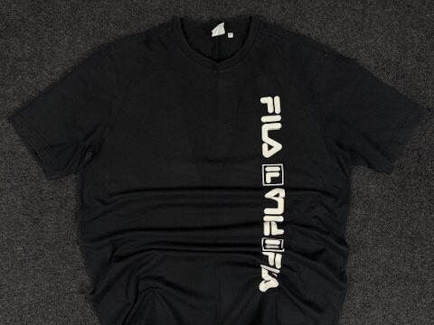 FILA LOOSE FIT COTTON T-SHIRT  - S/M