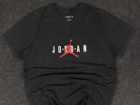 AIR JORDAN VINTAGE COTTON T-SHIRT - LARGE