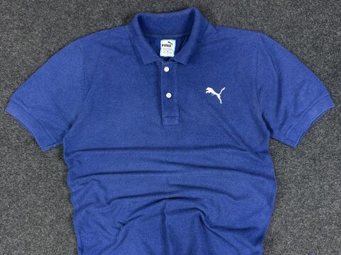 PUMA COTTON POLO T-SHIRT - MEDIUM
