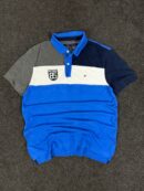 TOMMY HILFIGER CSTOM FIT COTTON POLO T-SHIRT - M/L