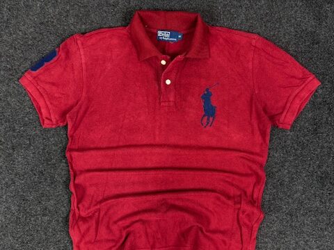 POLO RALPH LAUREN COTTON T-SHIRT - MEDIUM