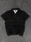 TOMMY HILFIGER SLIM FIT  COTTON POLO T-SHIRT - LARGE