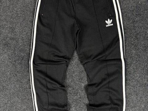 Adidas originals firebird three stripes vintage track pants - LARGE