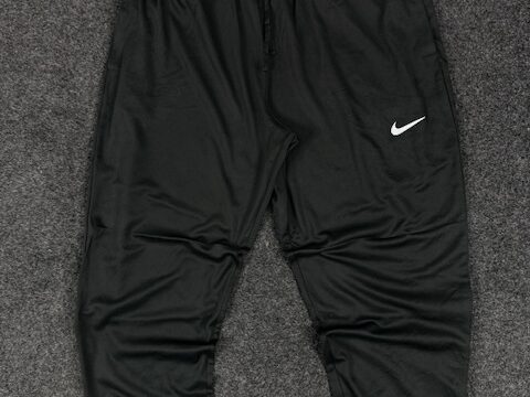NIKE DRI FIT BLACK SPORTSWEAR TRACK PANT - L / XL