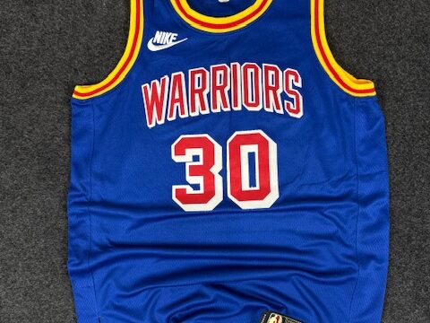 NIKE NBA CURRY WARRIORS JERSEY - LARGE