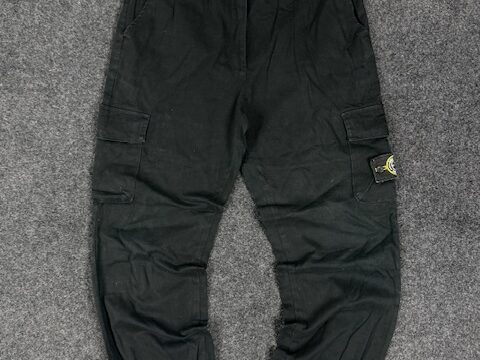 RELIGION LONDON BLACK CARGO PANT - MEDIUM