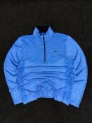 NIKE GOLF DRI FIT MODERN FIT 3/4 ZIP T-SHIRT - LARGE