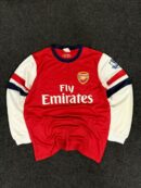 Arsenal 2012-13 long sleeve home football jersey - S/M