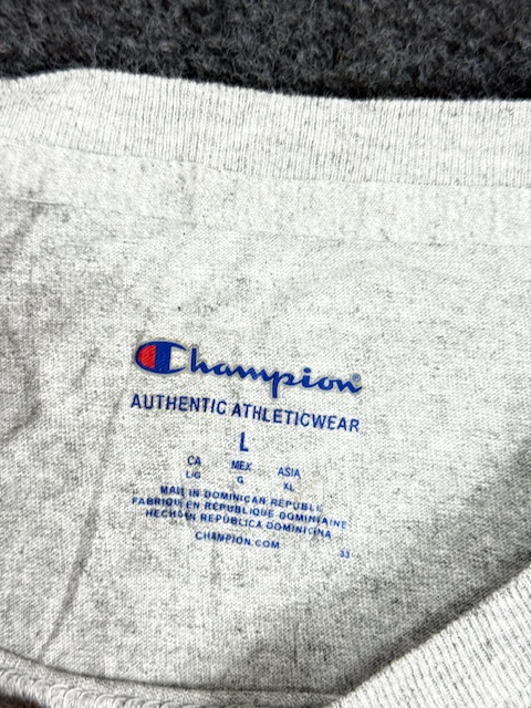 CHAMPION REGULAR FIT COTTON T-SHIRT - LARGE - Image 3
