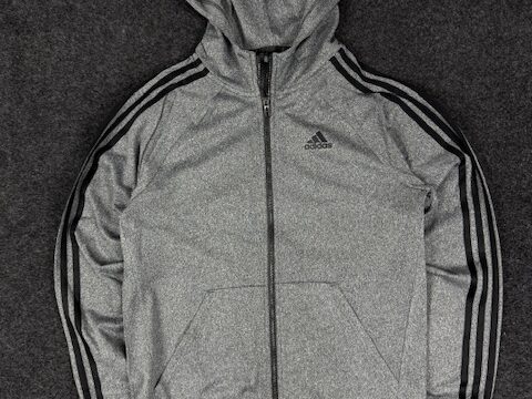 Adidas sports zipper hoodie - X SMALL