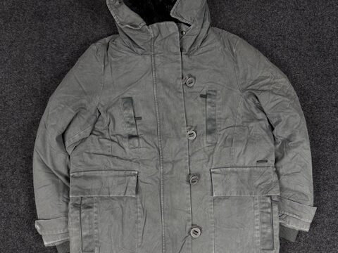 CALVIN KLEIN JEANS COTTON WOMEN PUFFER JACKET - SMALL