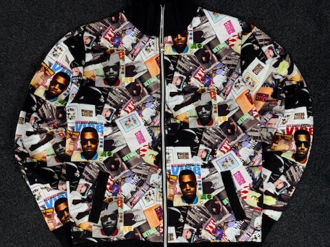 ORS PRINTED PARTYWEAR TRACK JACKET - MEDIUM