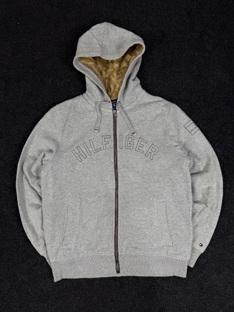 TOMMY HILFIGER WINTERWEAR ZIPPER HOODIE - MEDIUM