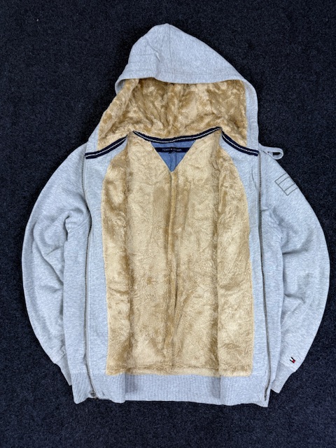 TOMMY HILFIGER WINTERWEAR ZIPPER HOODIE - MEDIUM - Image 4