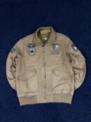 H.T.NIAO Japanese patches flight jacket - L/XL