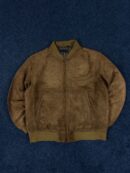 UNIQLO SUEDE LATER BOMBER WINTER JACKET - XL