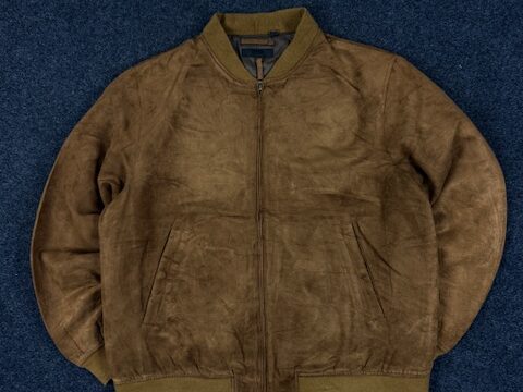 UNIQLO SUEDE LATER BOMBER WINTER JACKET - XL