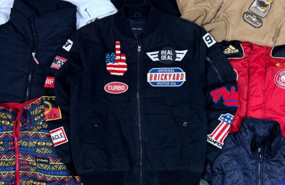 VOLUME SOUND MOSCHINO RACING BOMBER JACKET