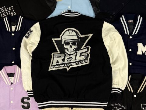 varsity jacket for the Ronins Hockey Club. - XXL