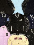 black varsity jacket from Korea University – XL