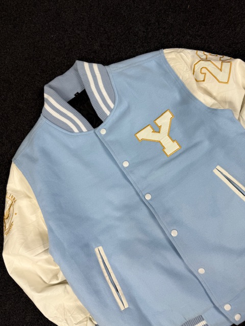 You dae jong collage varsity jacket - LARGE - Image 2