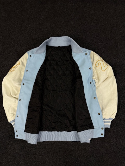 You dae jong collage varsity jacket - LARGE - Image 3