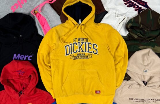 DICKIES FT WORTH YELLOW HOODIE - MEDIUM