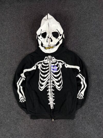 LRG Dead Serious skeleton zip-up hoodie – KIDS