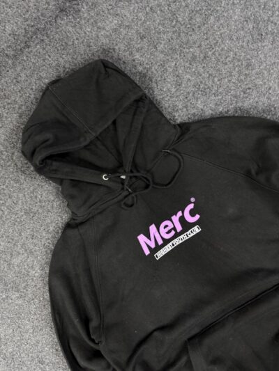 Acover Merc oversize black hoodie – MEDIUM