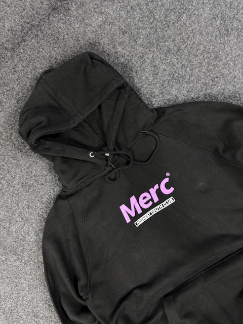 Acover Merc oversize black hoodie - MEDIUM - Image 2