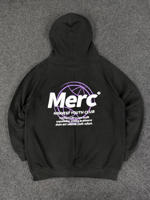 Acover Merc oversize black hoodie - MEDIUM - Image 4