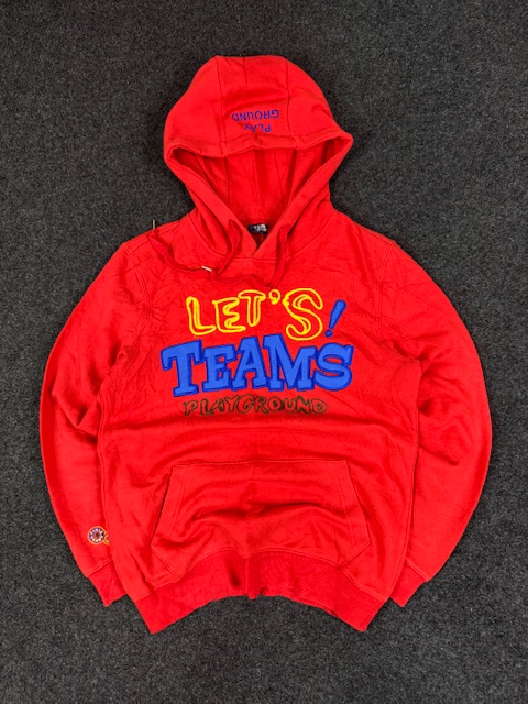 POLHAM RED TEAMS HOODIE - MEDIUM