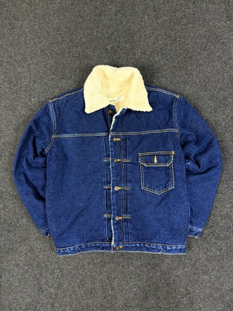 Men’s Sherpa-Lined Denim Jacket | Winter Warm | GAMU | Size M