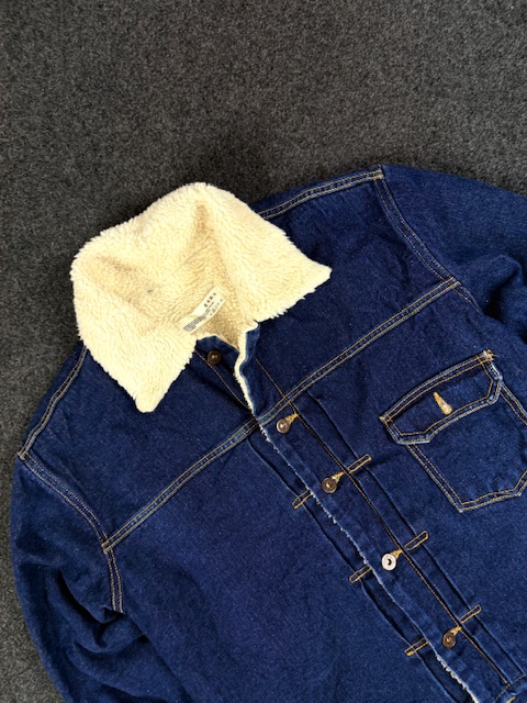 Men’s Sherpa-Lined Denim Jacket | Winter Warm | GAMU | Size M - Image 2