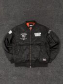 Feltics Black Bomber Jacket (Men’s M) — Pre-Loved Thrift